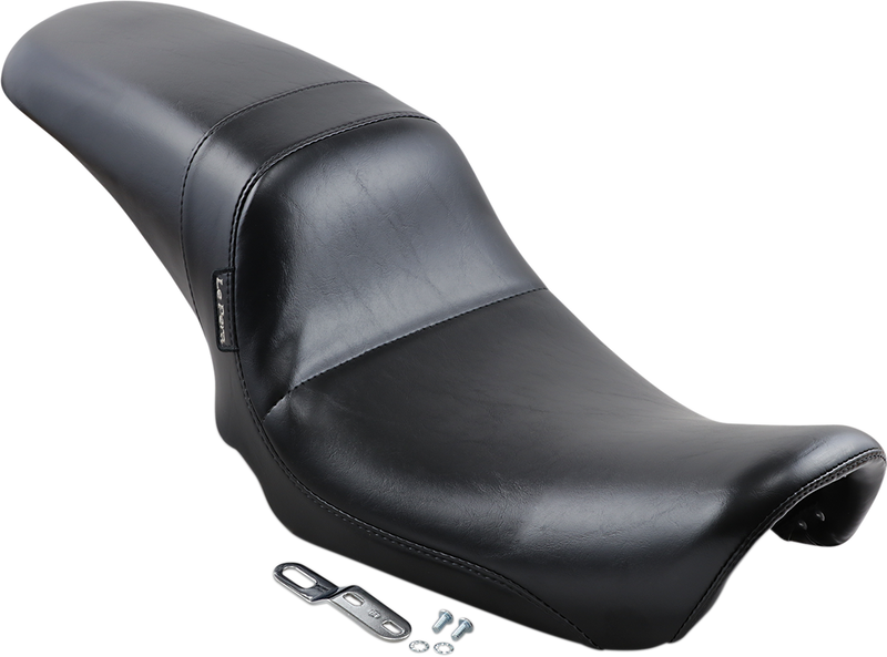 LE PERA Daytona Sport Seat - Smooth - Black - Dyna '06-'17