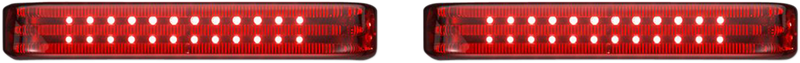 CUSTOM DYNAMICS ProBEAM® LED Sequential BAGZ™ Saddlebag Lights - Chrome/Red