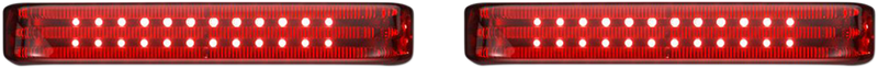 CUSTOM DYNAMICS ProBEAM® LED Sequential BAGZ™ Saddlebag Lights - Chrome/Red