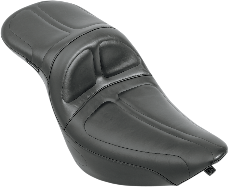 LE PERA Maverick Daddy Long Legs Seat - Black - Stitched - Softail '06-'17