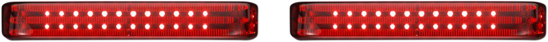 CUSTOM DYNAMICS ProBEAM® LED Sequential BAGZ™ Saddlebag Lights - Chrome/Red