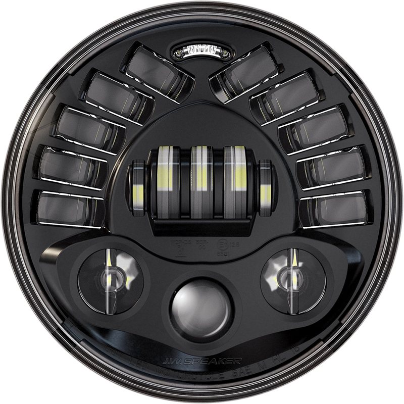 CUSTOM DYNAMICS 7" Adaptive Headlamp for Indian - Black