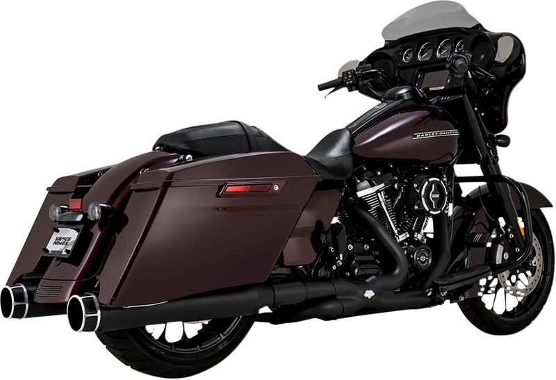 VANCE & HINES 4-1/2" Torquer Slip-On Mufflers - Machine Cut