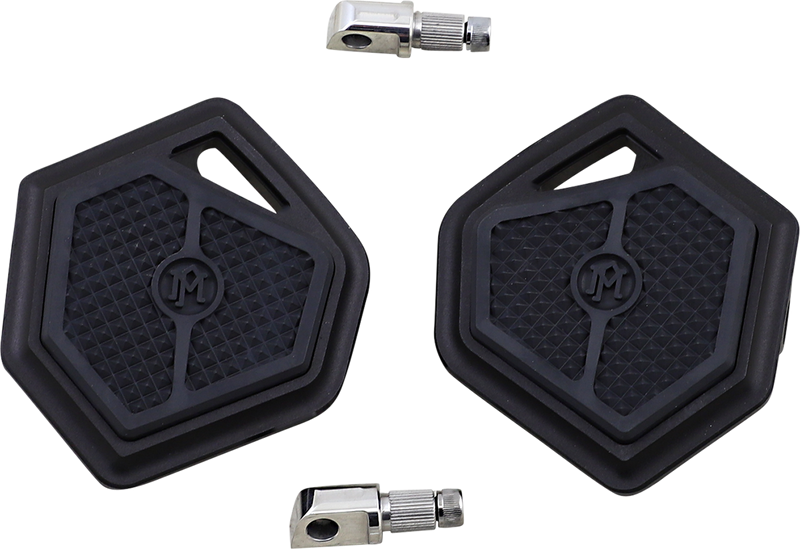 PERFORMANCE MACHINE (PM) Superlight Floorboards - Mini - Black Ops - '84-'17 TOURING