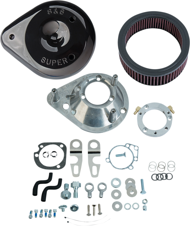 S&S CYCLE Teardrop Air Cleaner - Gloss Black