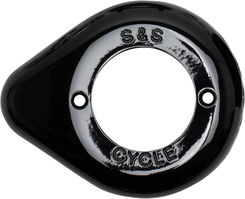 S&S CYCLE Air Cleaner Cover - Air Stinger Teardrop - Gloss Black