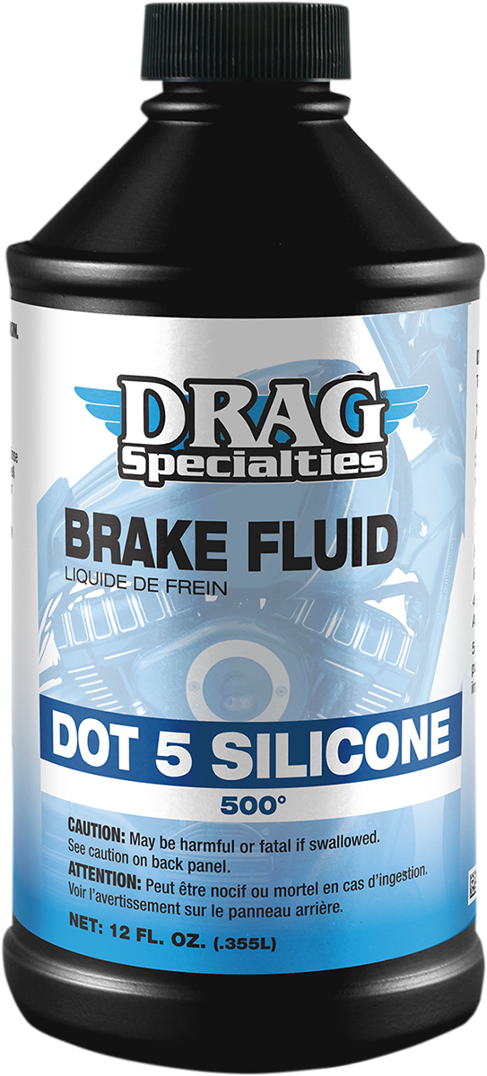 DRAG SPECIALTIES DOT-5 Silicone Brake Fluid - 12 U.S. fl oz.