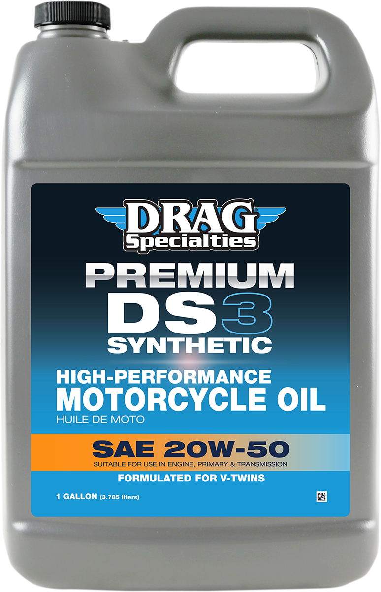 DRAG SPECIALTIES DS3 Premium Full Synthetic Engine Oil - 20W-50 - 1 Gallon