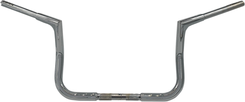 FAT BAGGERS INC. 1-1/4" EZ Install Flat Top Handlebar - 10" - Chrome 705010