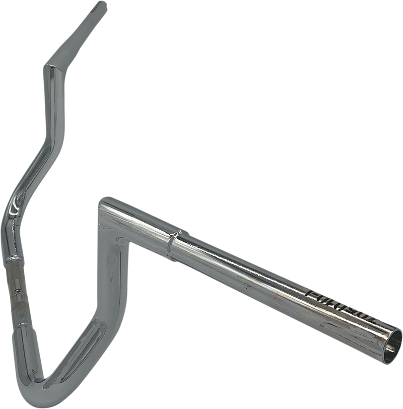 FAT BAGGERS INC. 1-1/4" EZ Install Flat Top Handlebar - 10" - Chrome 705010