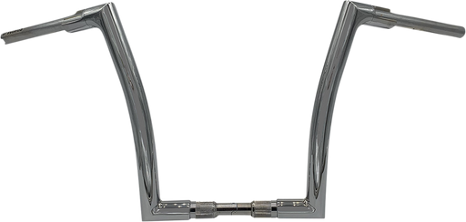 FAT BAGGERS INC. 1-1/2" EZ Install Flat Top Handlebar - 14" - Chrome 608014