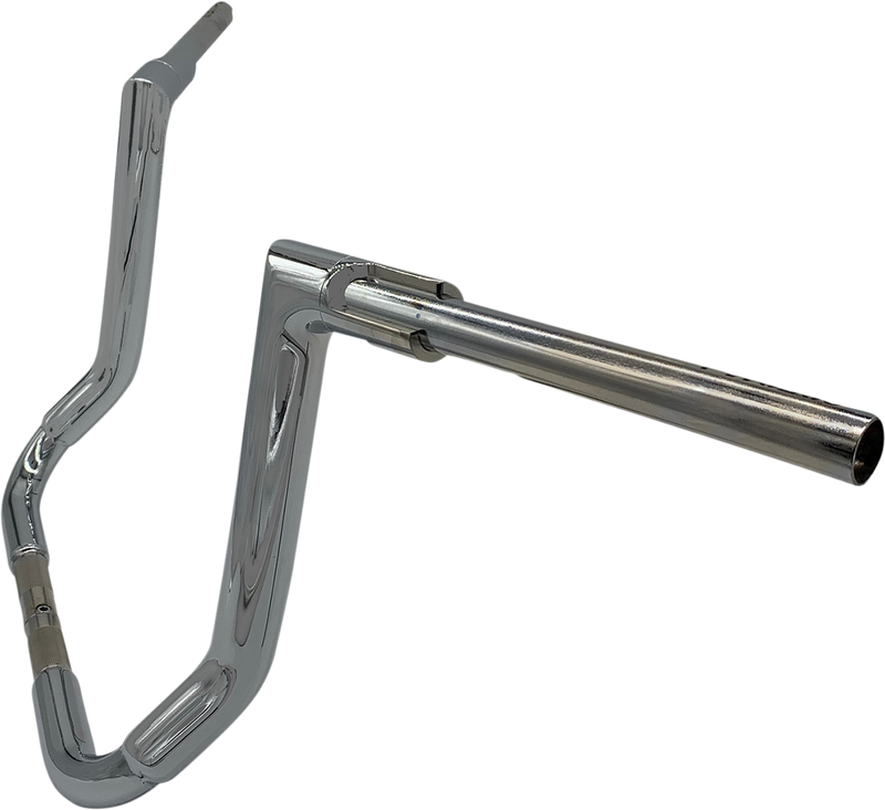 FAT BAGGERS INC. 1-1/2" EZ Install Flat Top Handlebar - 14" - Chrome 605014