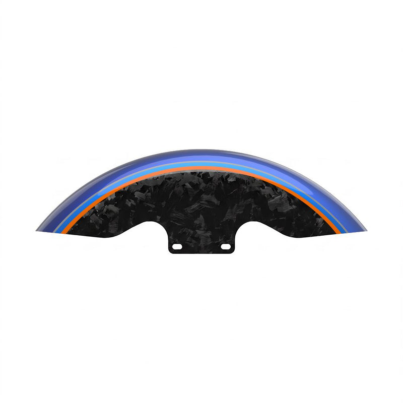 Advanblack Daybrake Carbon Fiber 19-inch Chopped Front Fender for '09-Up Harley Touring
