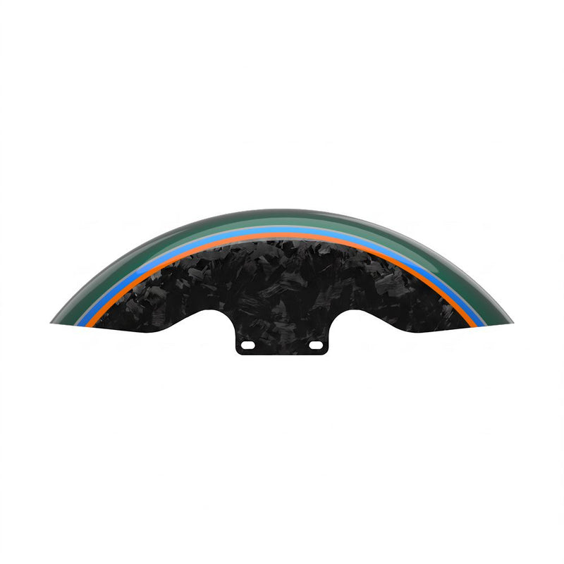 Advanblack Daybrake Carbon Fiber 19-inch Chopped Front Fender for '09-Up Harley Touring