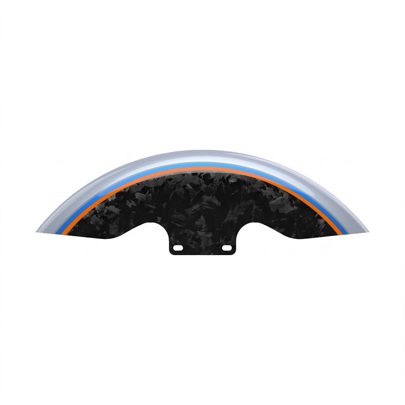 Advanblack Daybrake Carbon Fiber 19-inch Chopped Front Fender for '09-Up Harley Touring