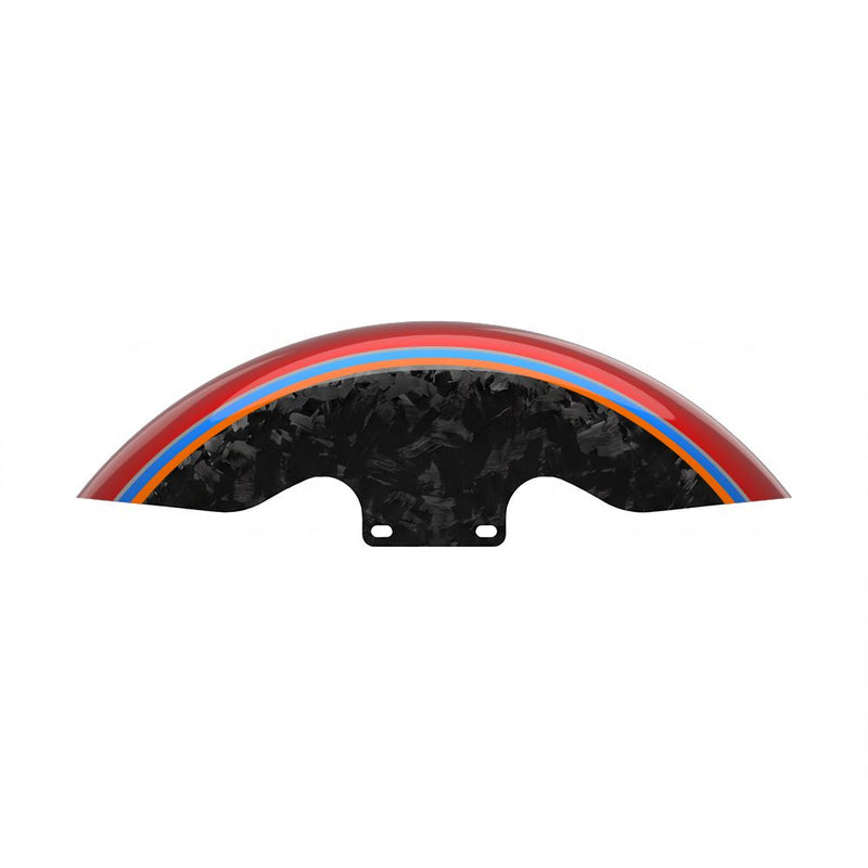 Advanblack Daybrake Carbon Fiber 19-inch Chopped Front Fender for '09-Up Harley Touring