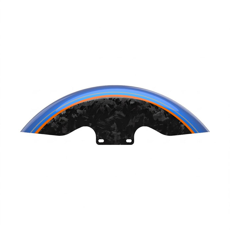 Advanblack Daybrake Carbon Fiber 19-inch Chopped Front Fender for '09-Up Harley Touring