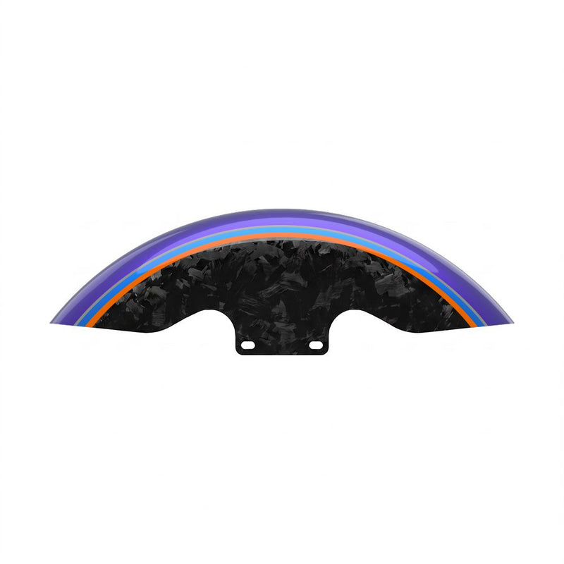 Advanblack Daybrake Carbon Fiber 19-inch Chopped Front Fender for '09-Up Harley Touring