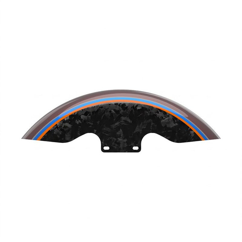 Advanblack Daybrake Carbon Fiber 19-inch Chopped Front Fender for '09-Up Harley Touring