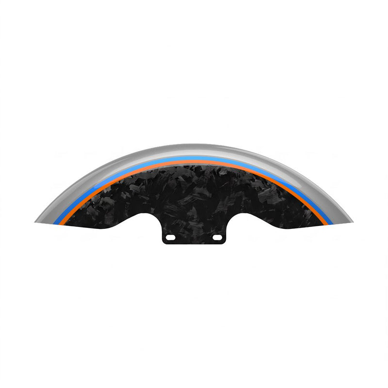 Advanblack Daybrake Carbon Fiber 19-inch Chopped Front Fender for '09-Up Harley Touring