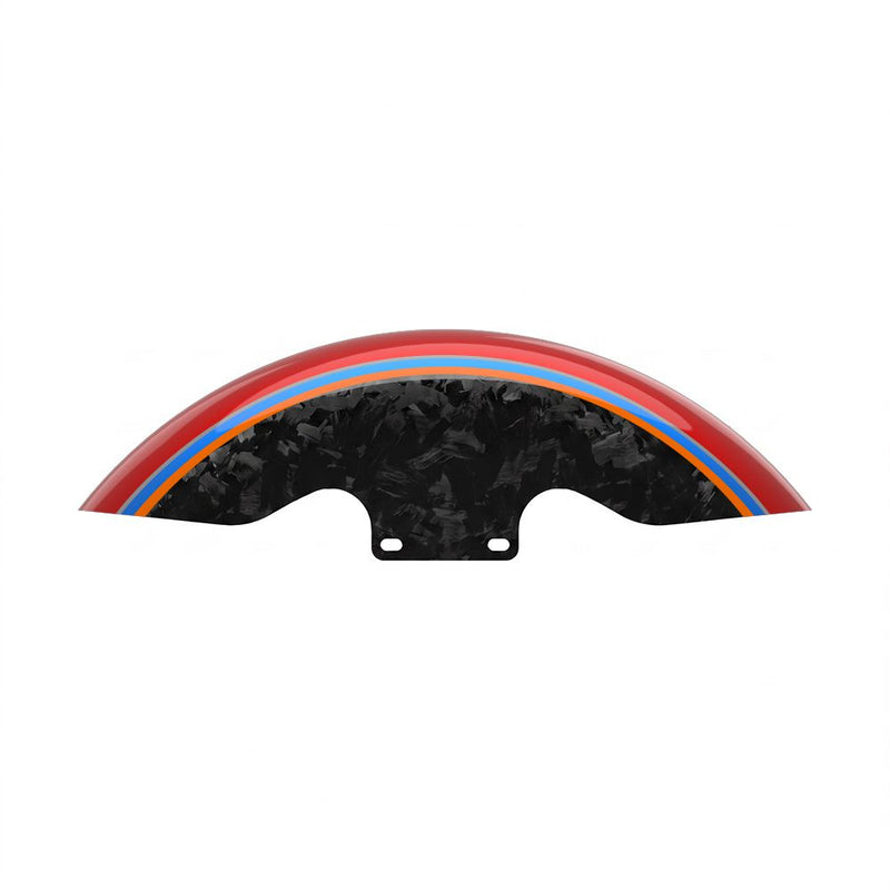 Advanblack Daybrake Carbon Fiber 19-inch Chopped Front Fender for '09-Up Harley Touring