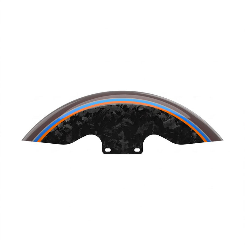 Advanblack Daybrake Carbon Fiber 19-inch Chopped Front Fender for '09-Up Harley Touring