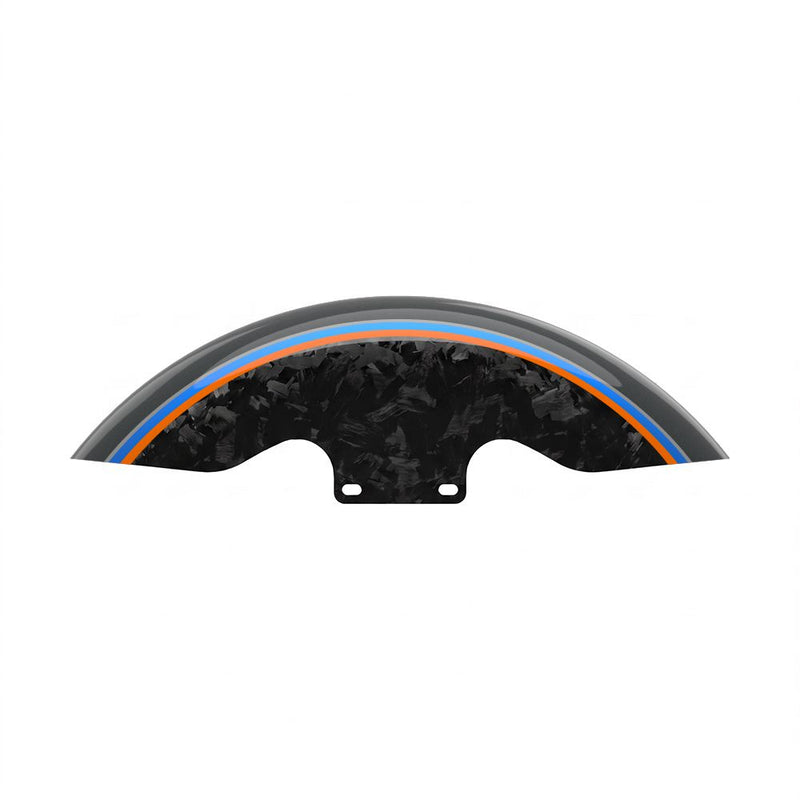 Advanblack Daybrake Carbon Fiber 19-inch Chopped Front Fender for '09-Up Harley Touring
