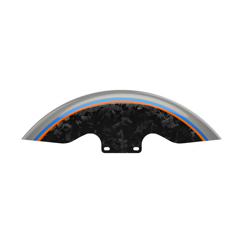 Advanblack Daybrake Carbon Fiber 19-inch Chopped Front Fender for '09-Up Harley Touring