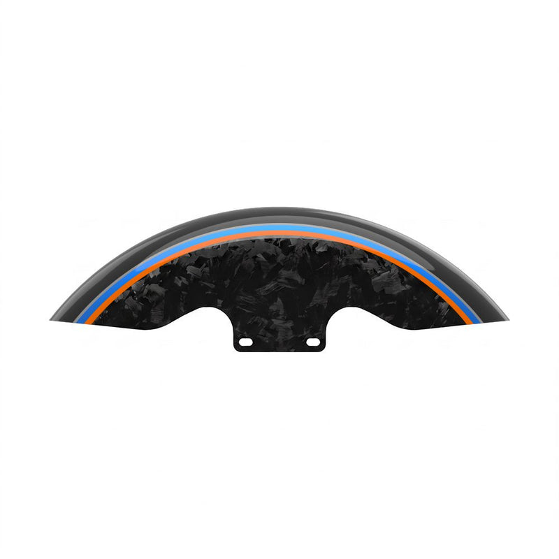 Advanblack Daybrake Carbon Fiber 19-inch Chopped Front Fender for '09-Up Harley Touring