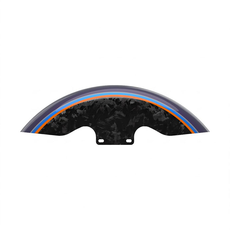 Advanblack Daybrake Carbon Fiber 19-inch Chopped Front Fender for '09-Up Harley Touring