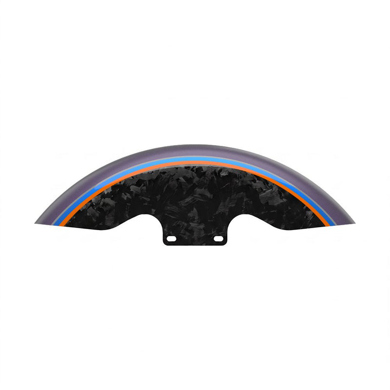 Advanblack Daybrake Carbon Fiber 19-inch Chopped Front Fender for '09-Up Harley Touring