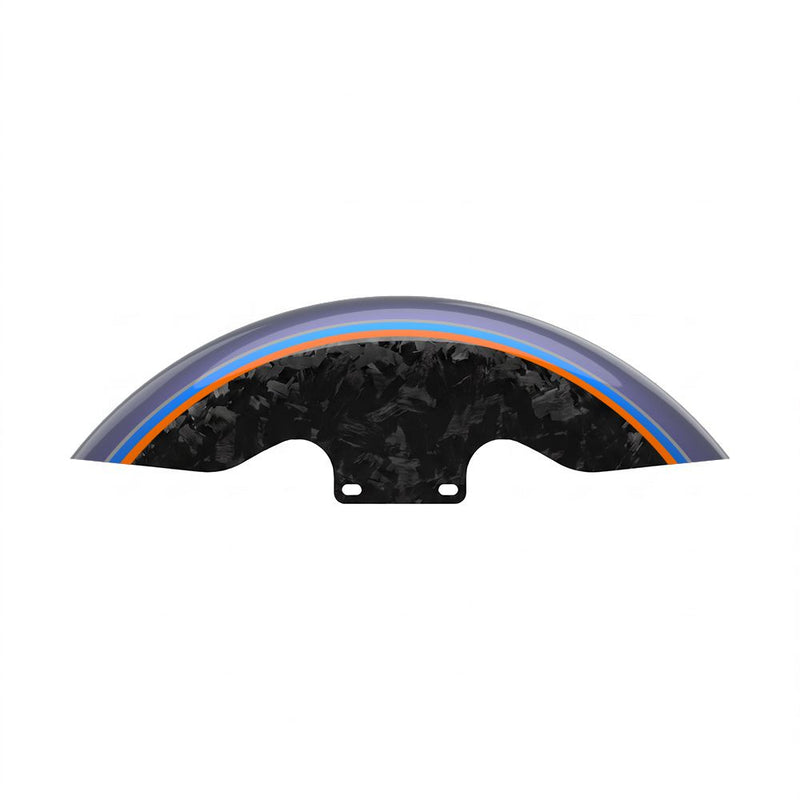 Advanblack Daybrake Carbon Fiber 19-inch Chopped Front Fender for '09-Up Harley Touring
