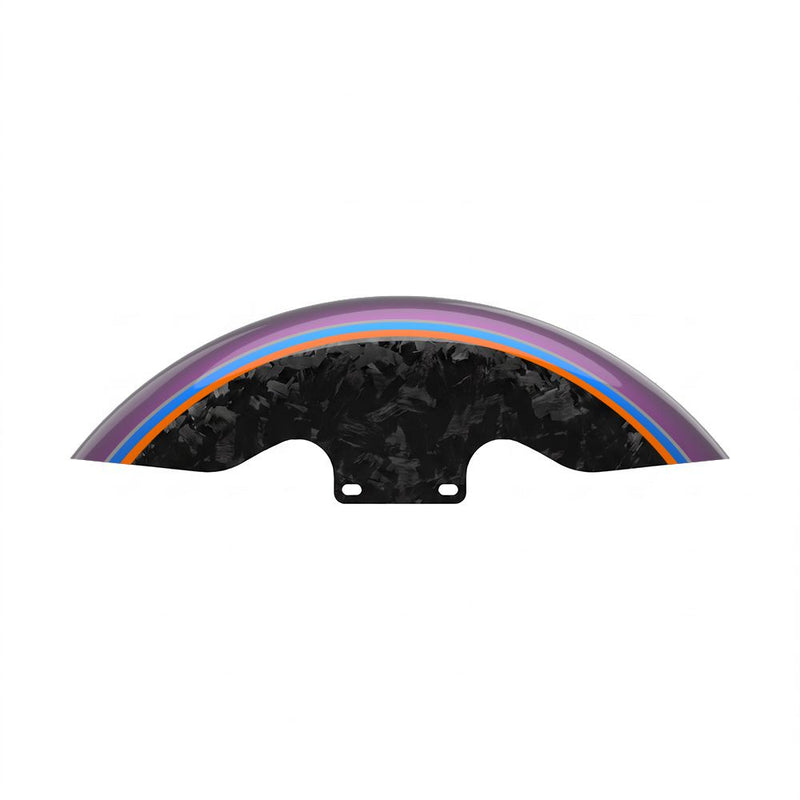 Advanblack Daybrake Carbon Fiber 19-inch Chopped Front Fender for '09-Up Harley Touring
