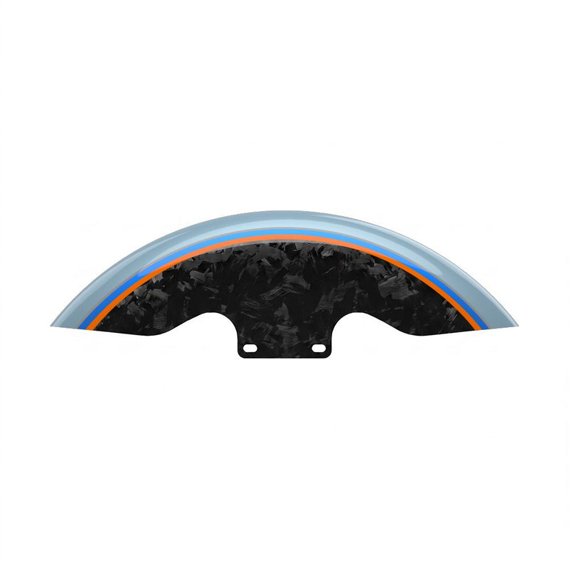 Advanblack Daybrake Carbon Fiber 19-inch Chopped Front Fender for '09-Up Harley Touring