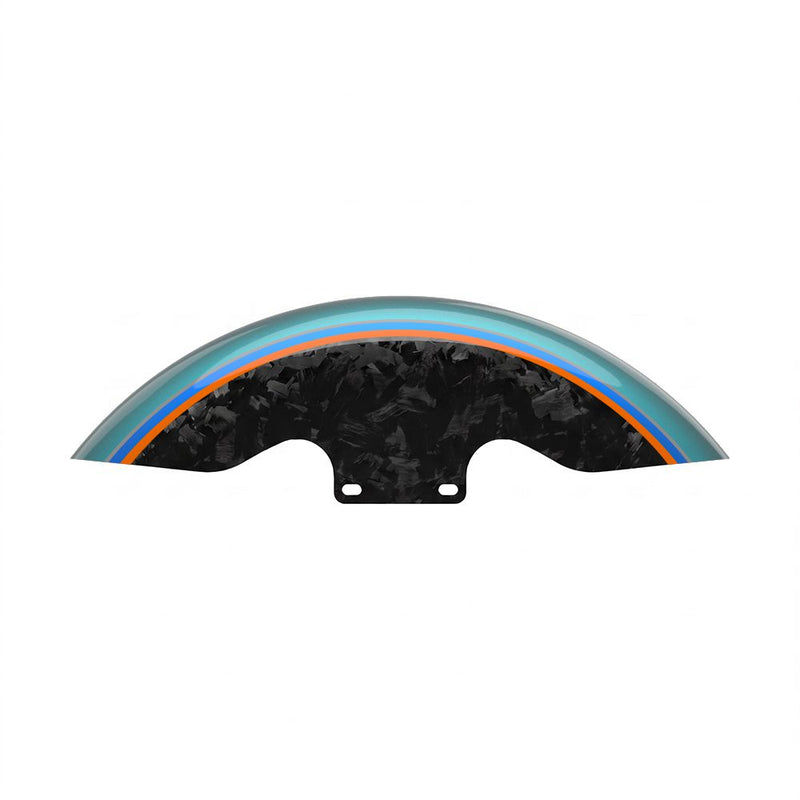 Advanblack Daybrake Carbon Fiber 19-inch Chopped Front Fender for '09-Up Harley Touring