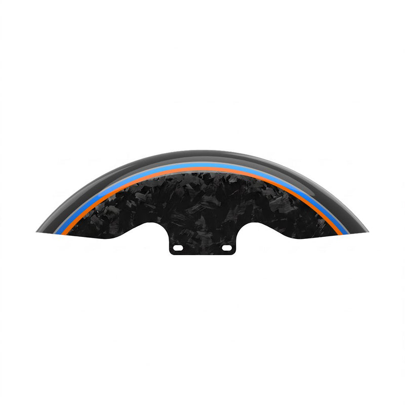 Advanblack Daybrake Carbon Fiber 19-inch Chopped Front Fender for '09-Up Harley Touring