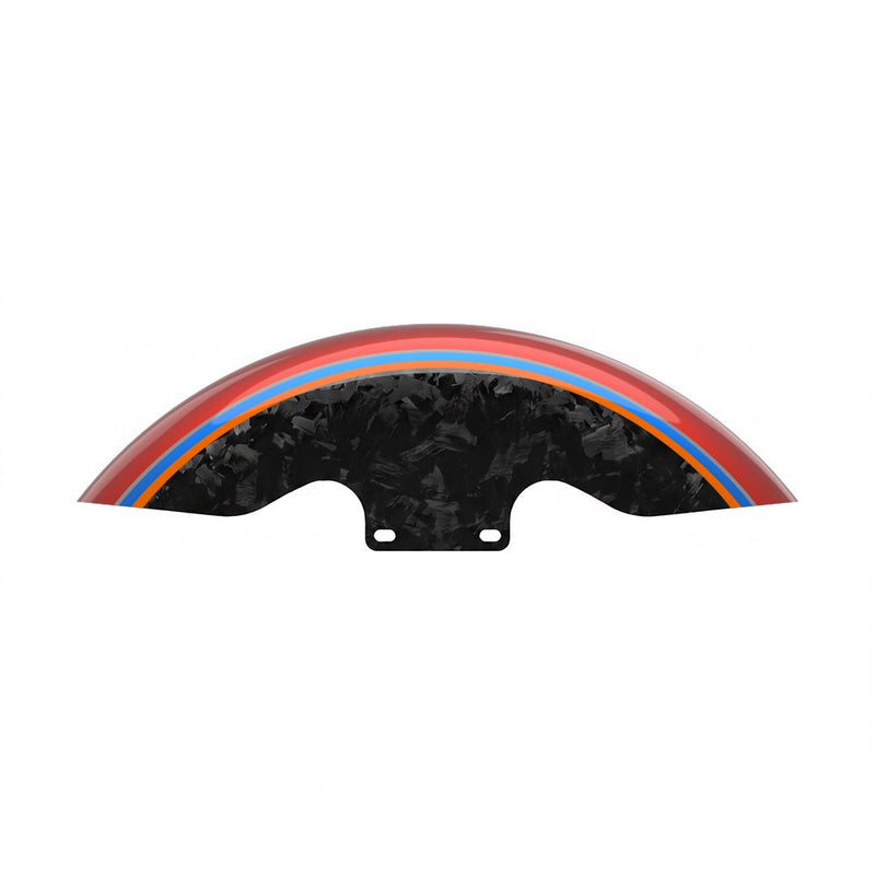 Advanblack Daybrake Carbon Fiber 19-inch Chopped Front Fender for '09-Up Harley Touring
