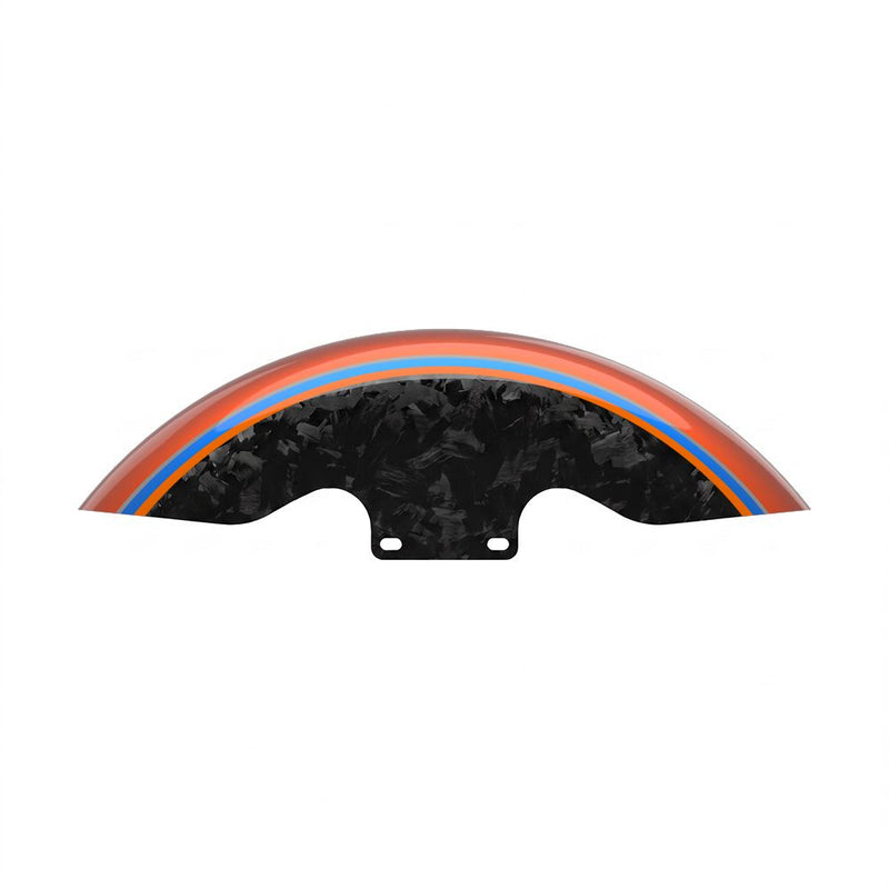 Advanblack Daybrake Carbon Fiber 19-inch Chopped Front Fender for '09-Up Harley Touring