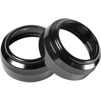PERFORMANCE MACHINE (PM) Fork Dust Caps - 49 mm - Black Anodized