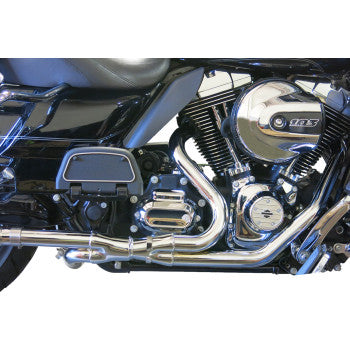 BASSANI XHAUST 2x2 Dual Headpipes - Chrome - Touring '09-'16