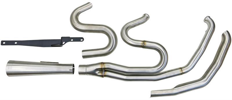 BASSANI XHAUST Road Rage III 2:1 Exhaust System - Stainless - '17-'25 TOURING