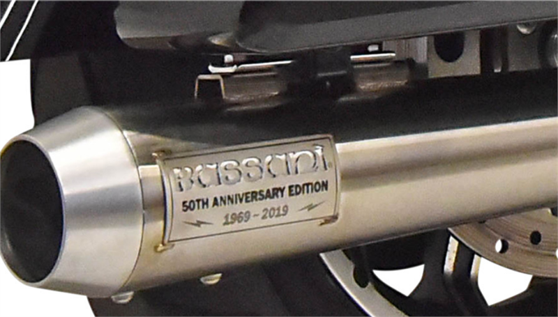 BASSANI XHAUST 50th Anniversary 2:1 Exhaust - Stainless Steel - '17-'24 TOURING