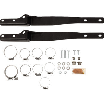 BASSANI XHAUST Road Rage II 2-Into-1 with Hot Rod Turnout Muffler System - Chrome - '07-'16 TOURING