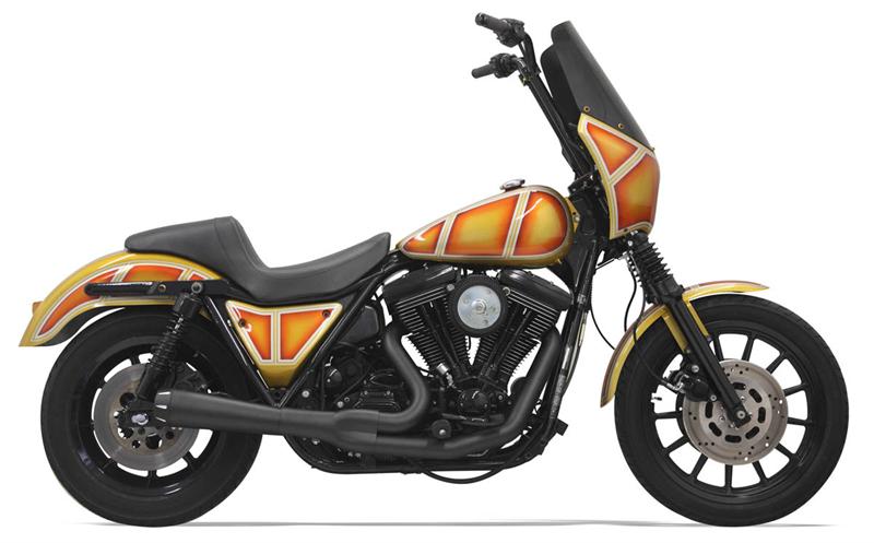 BASSANI XHAUST Road Rage 2:1 Exhaust System - Black - '87-'00 FXR