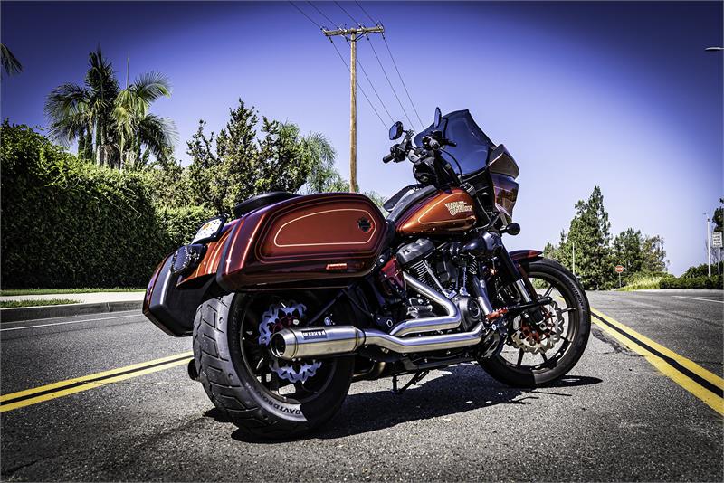 BASSANI XHAUST True Dual Performance Exhaust System with 4" Muffler - Stainless Steel - '18-'24 SOFTAIL