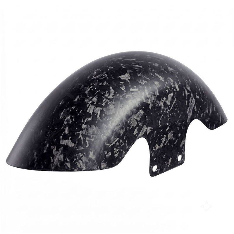 Advanblack Carbon Fiber 19-inch Chopped Front Fender for '09-Up Harley Touring
