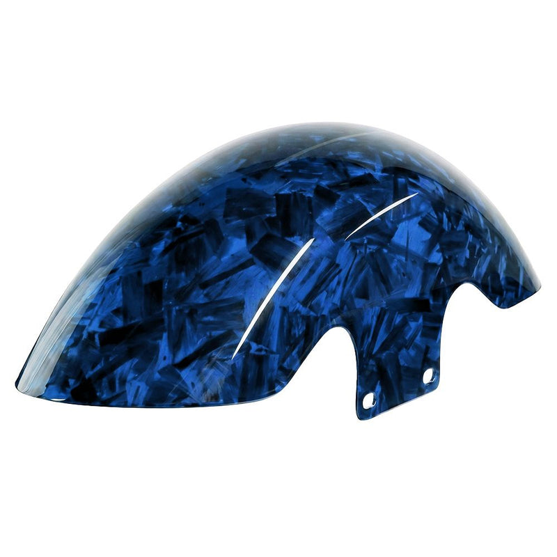 Advanblack Carbon Fiber 19-inch Chopped Front Fender for '09-Up Harley Touring