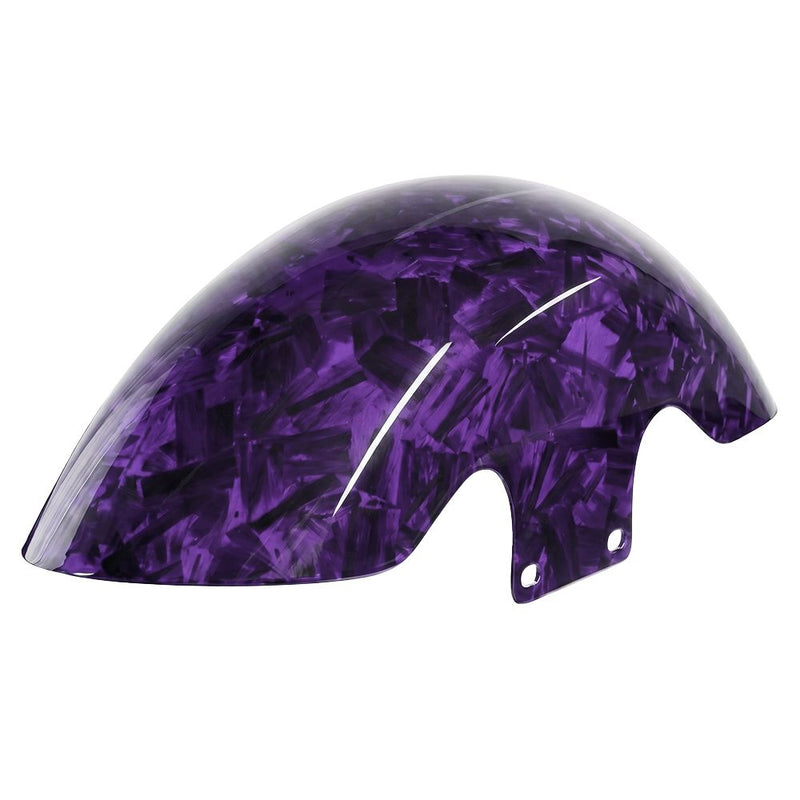 Advanblack Carbon Fiber 19-inch Chopped Front Fender for '09-Up Harley Touring