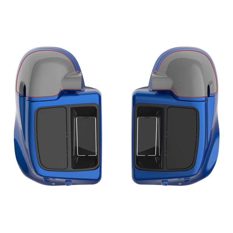 Advanblack Custom Two Tone Rushmore Lower Vented Fairings for 2014-2023 Harley Touring