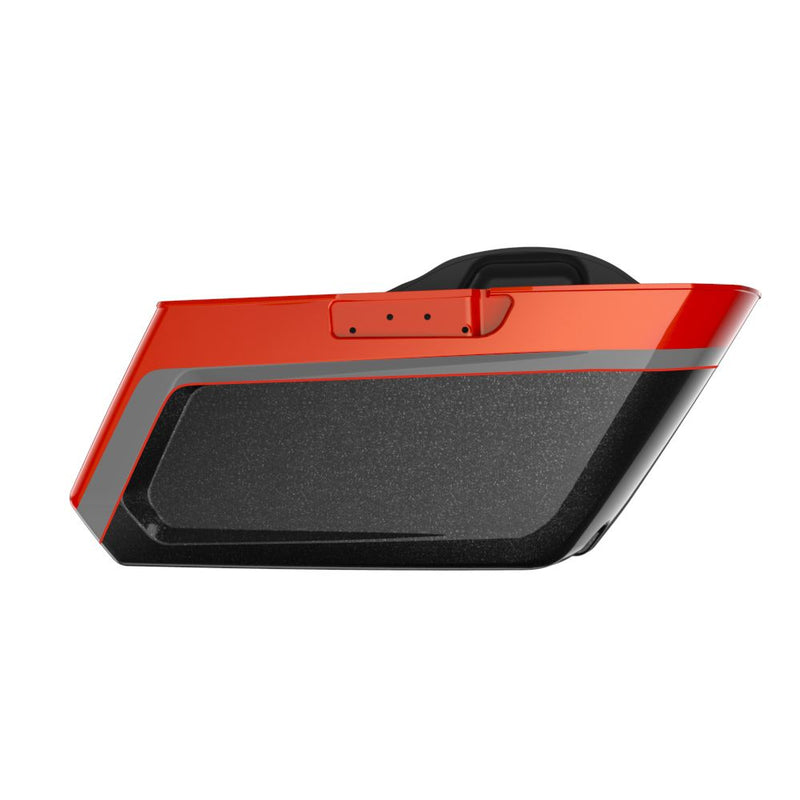 Advanblack Color Matched Holeshot 2.0 Chopped Saddlebags Bottoms for '23.5-Up Harley Touring